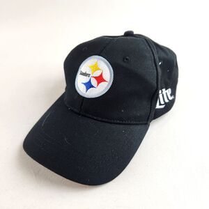 Pittsburgh Steelers Black Logo Baseball Cap - Unbranded